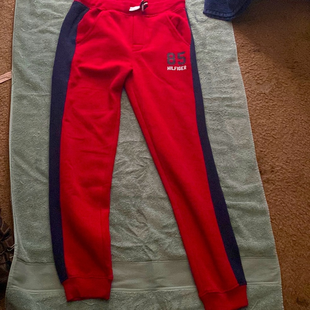 Tommy Hilfiger size large red and navy blue never worn